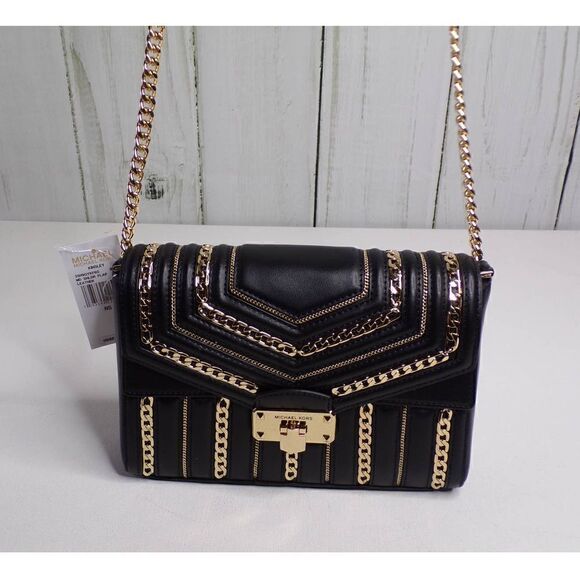 Michael Kors black kinsley crossbody NWT - Picture 2 of 9